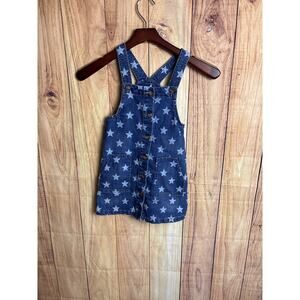 Wonder Nation Overall Denim Dress with Pockets Starts Girl's Size 5T